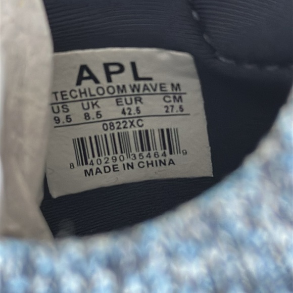 NEW APL Men\'s Techloom Wave in Midnight Ivory‎ Melange Blue Sneakers Size 9.5